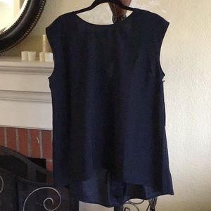 Halogen Navy Blue Blouse